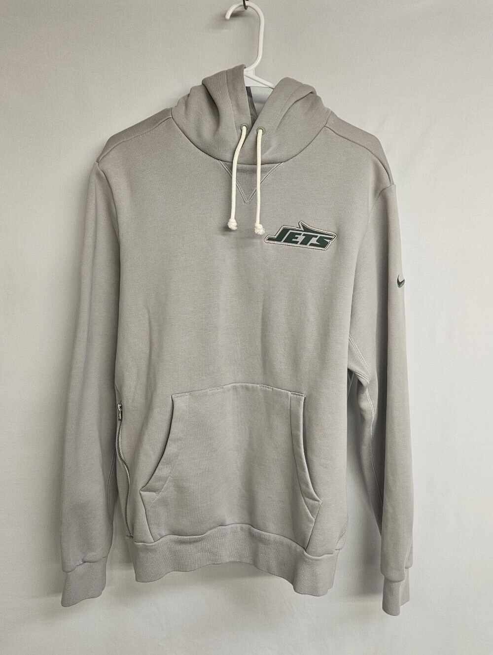 New York Jets Nike NFL On Field Standard Issue Hoodie Men's Gray Used Large